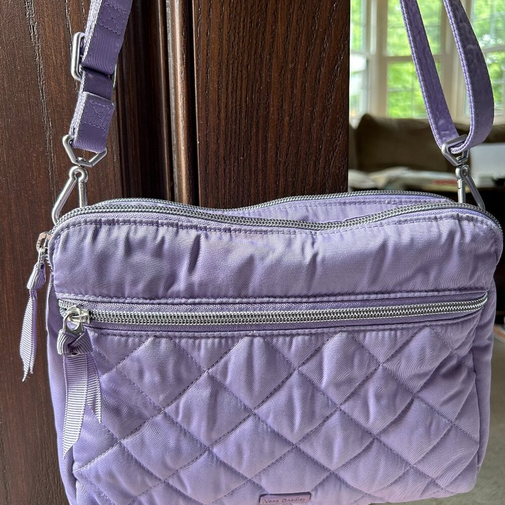 Vera Bradley Triple Zip Compartment Bag
